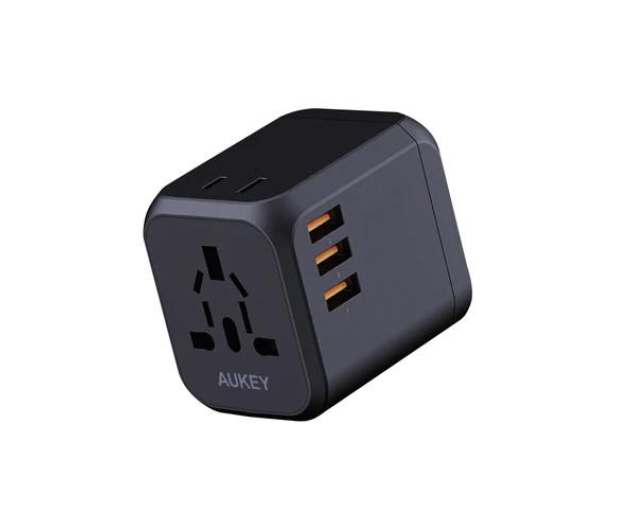 Aukey Ładowarka podróżna EU/US/UK/AUS PD 30W - 1220045 - zdjęcie 3